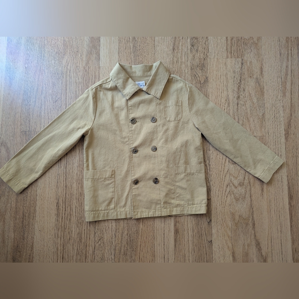 Children's Classic Tan Pea Coat